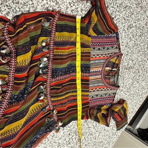 Chelsea & Theodore Colorful Striped Long Sleeve Dress - Picture 10 of 13